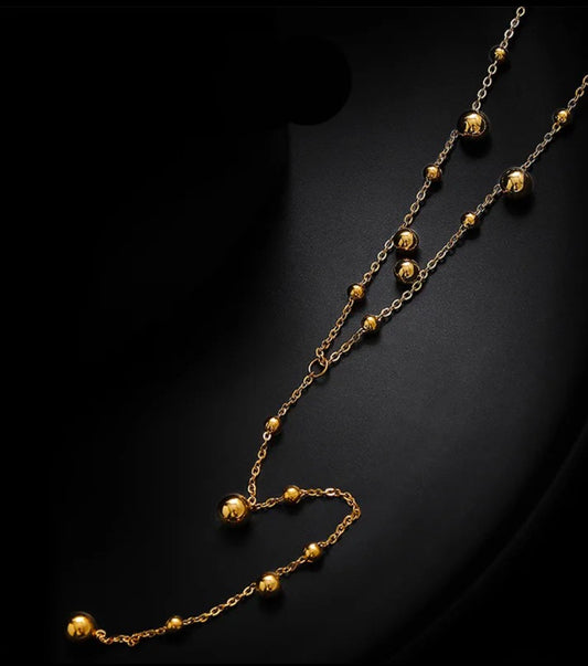 Dangling Beaded Necklace