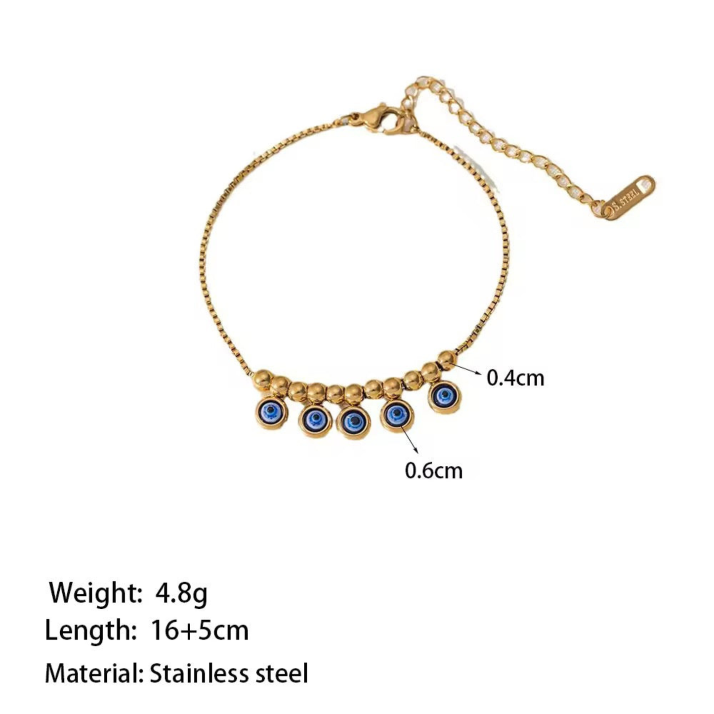 Aegis Anklet | 18K Gold-Plated • Waterproof • Anti-Tarnish