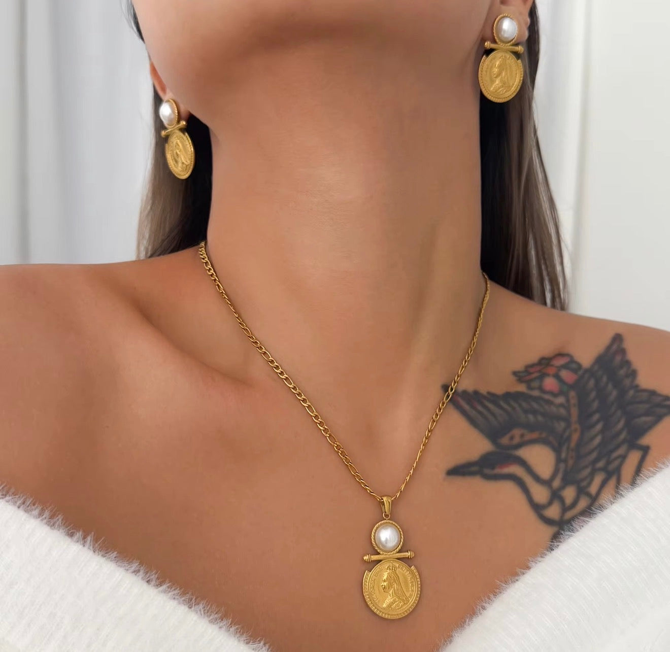 Legacy Coin Necklace | 18K Gold-Plated • Waterproof • Anti-Tarnish
