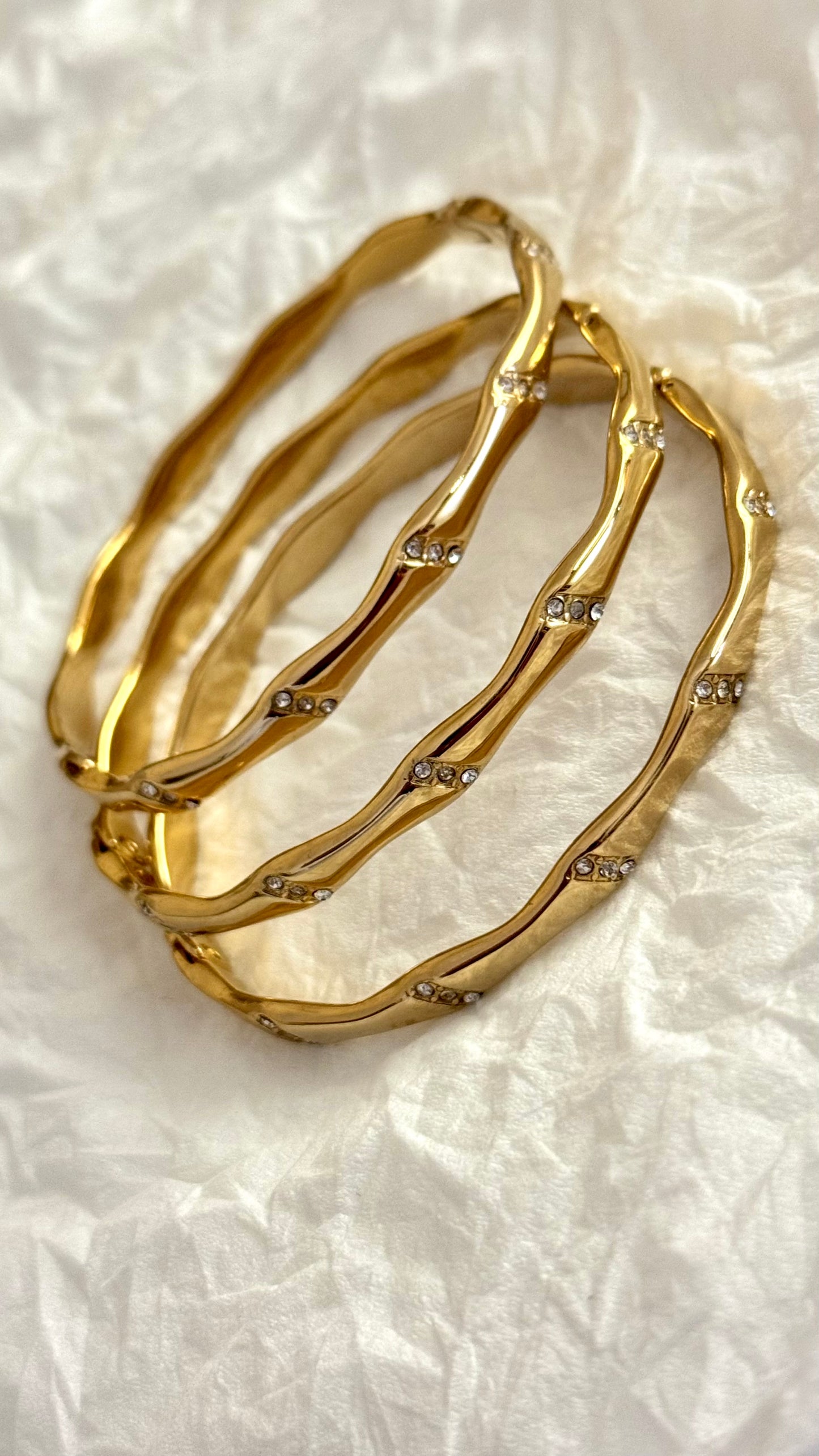Waves Of Gold Bracelet
