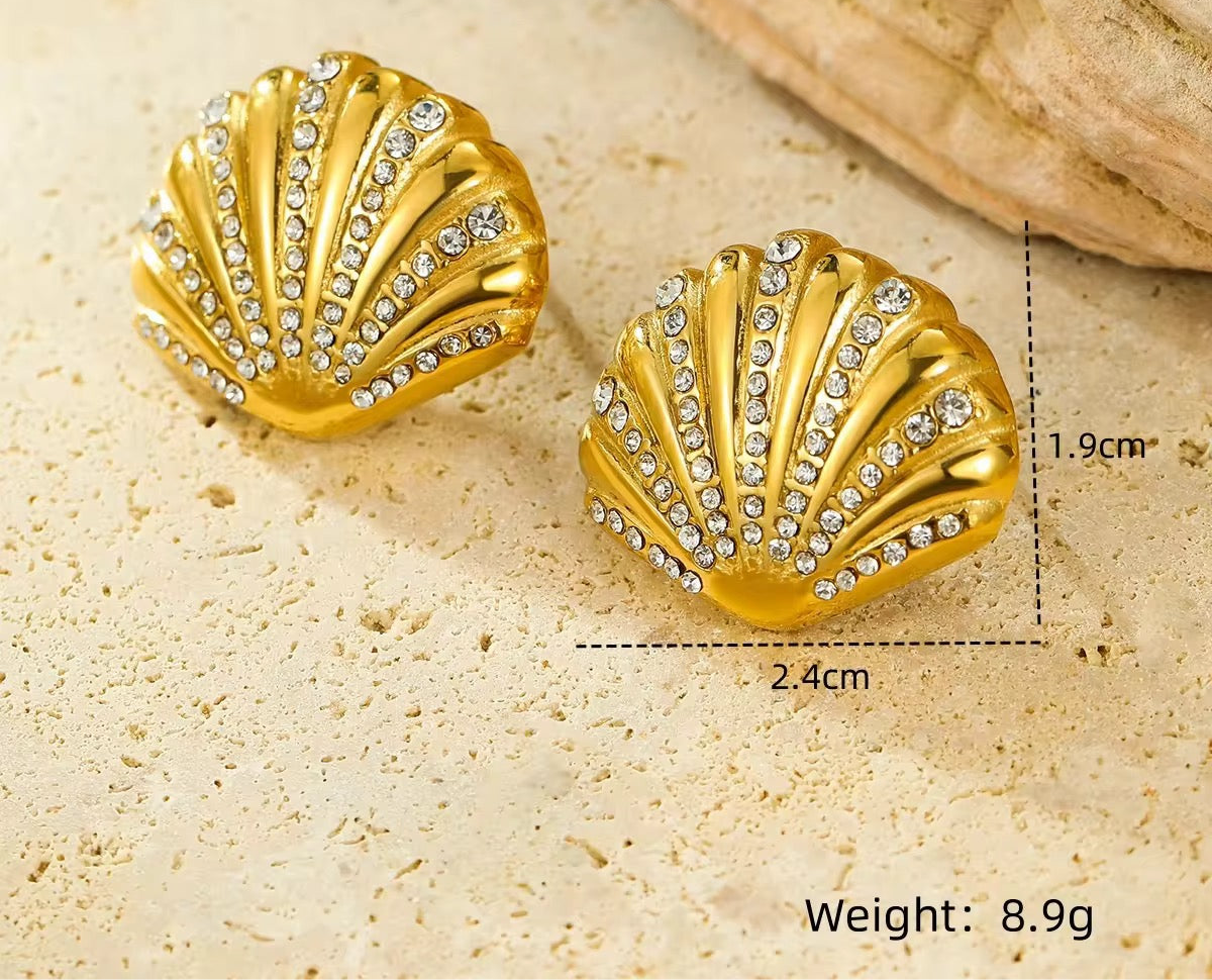 Sea shine Luxe Shell Earrings