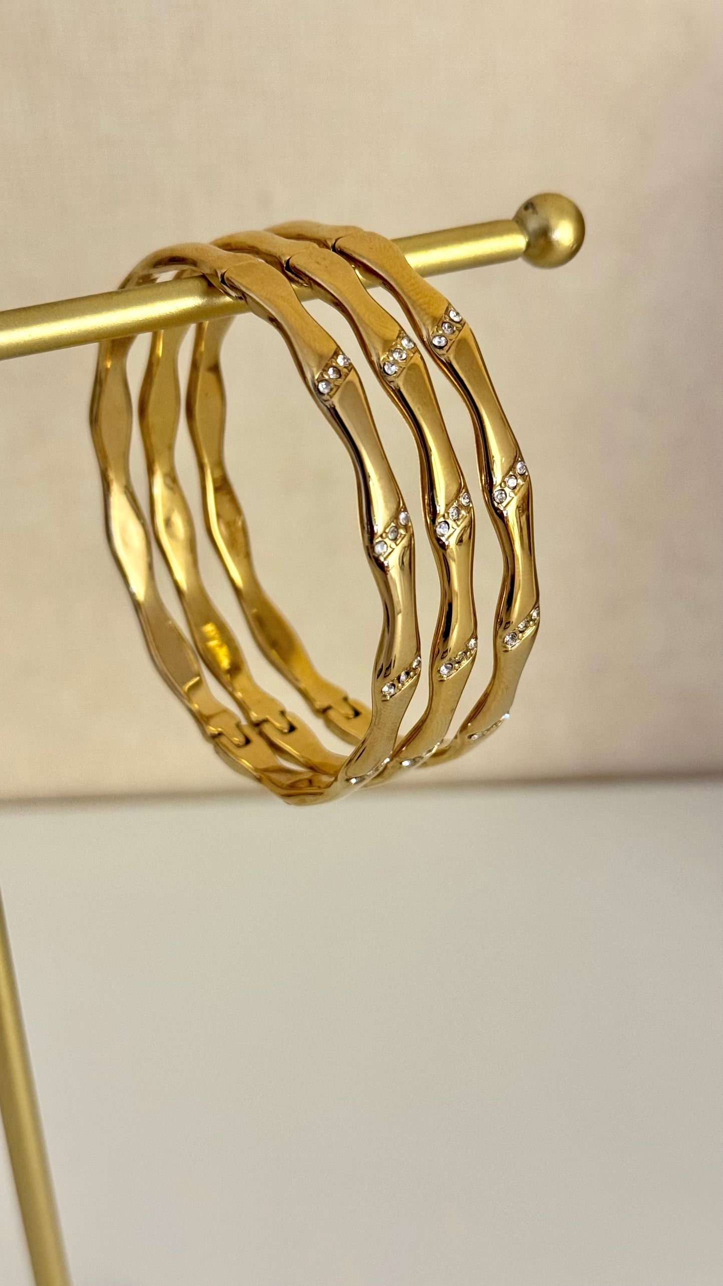 Waves Of Gold Bracelet