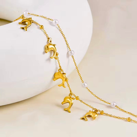 Dolphin Charm Bracelet