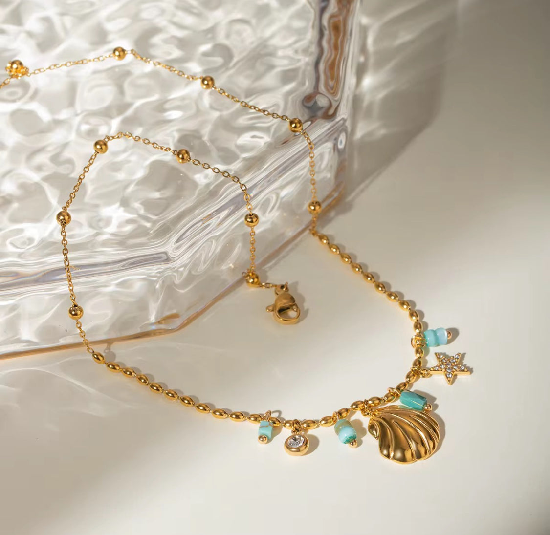 Ocean Muse Charm Necklace