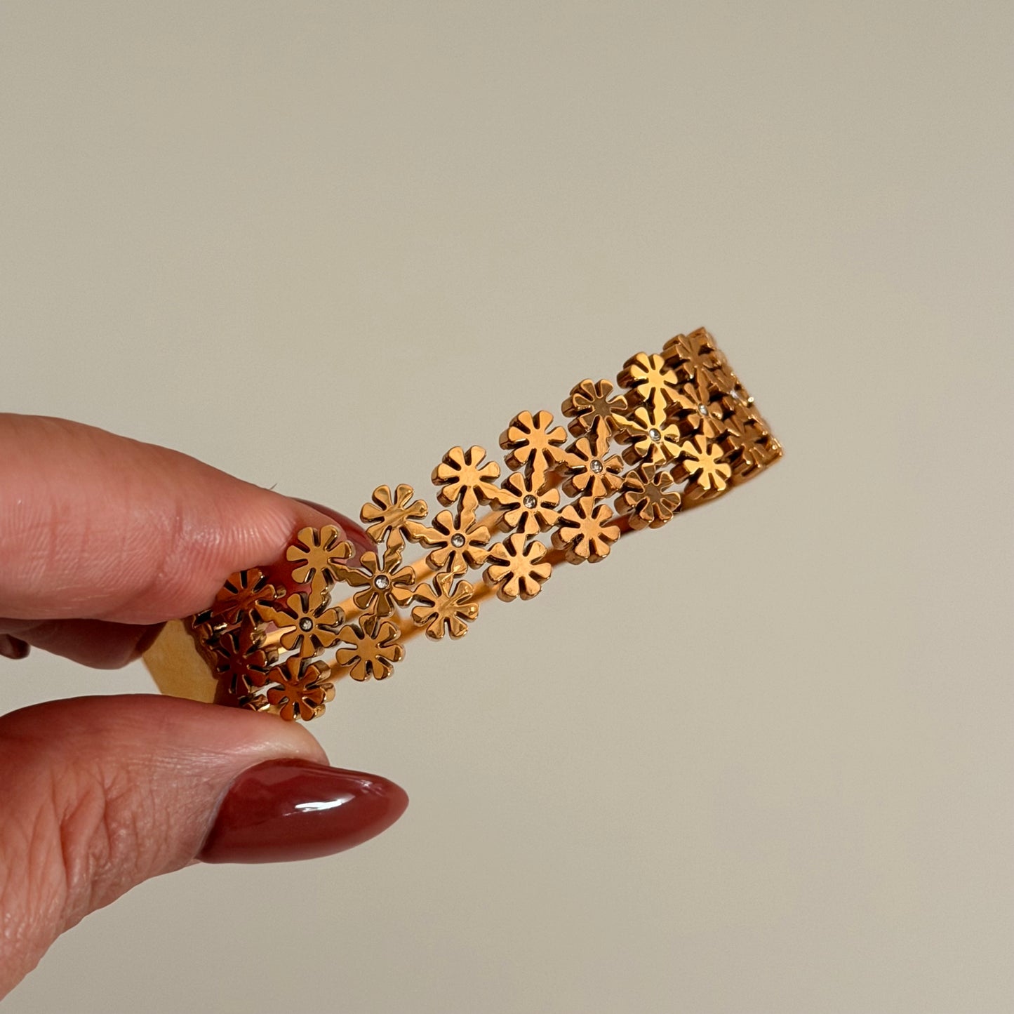 Roset Bracelet| 18K Gold-Plated • Waterproof • Anti-Tarnish