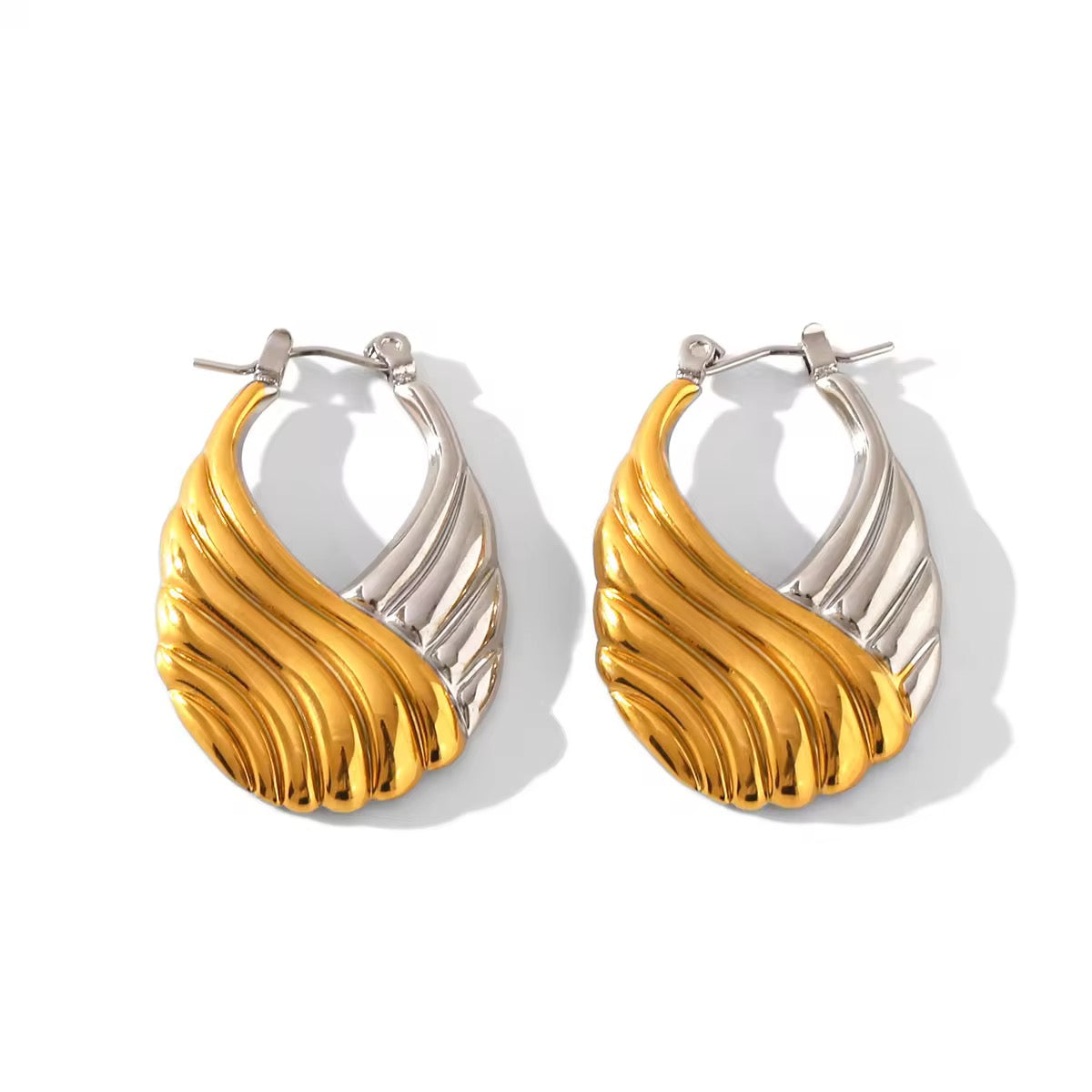 Luxe Wave Hoops