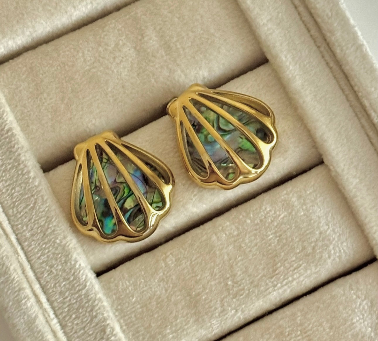 Abalone Shell Studs - PREORDER (Shipped in 30 days)
