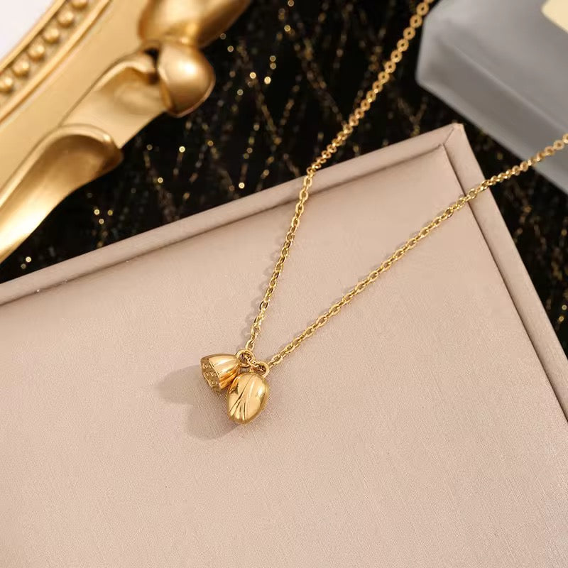 Golden Bloom Duo Necklace