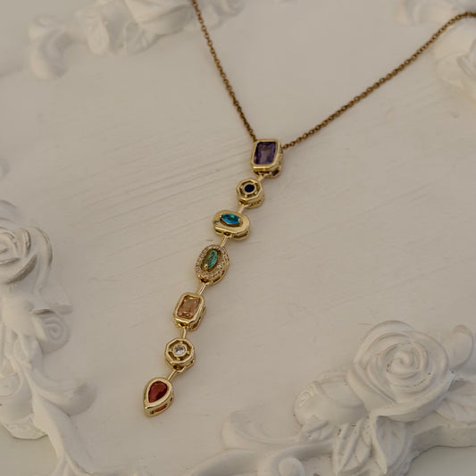 Seraphine Necklace – 18K PVD Gold Plated Waterproof Stainless Steel Jewellery