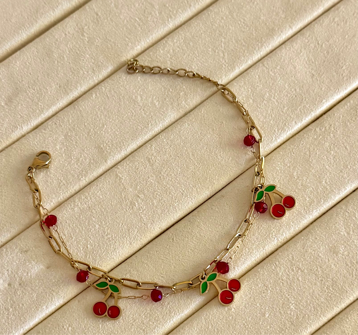 Cherry Charm Bracelet