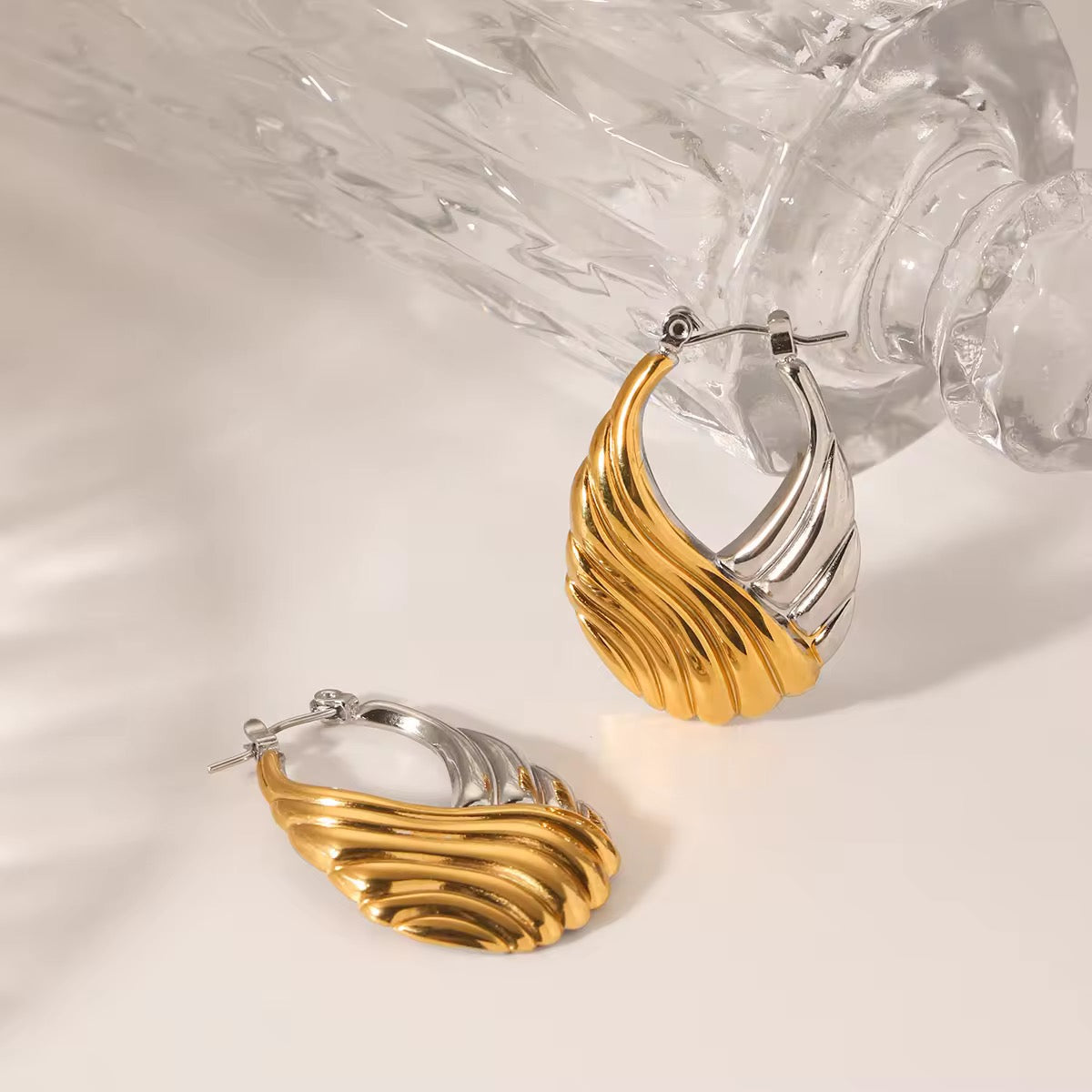 Luxe Wave Hoops