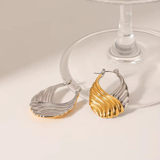Luxe Wave Hoops
