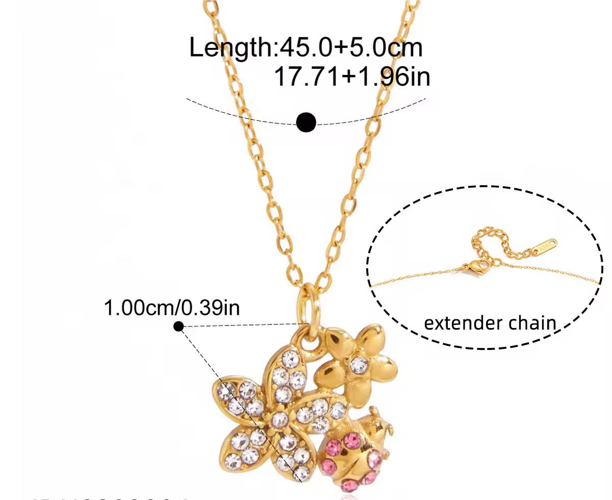 Amoura Charm Necklace | 18K Gold-Plated • Waterproof • Anti-Tarnish