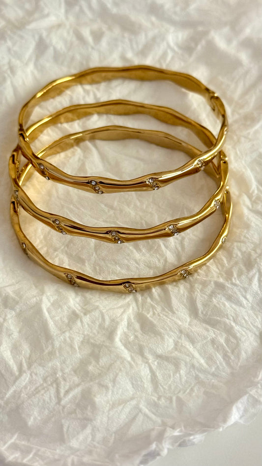 Waves Of Gold Bracelet