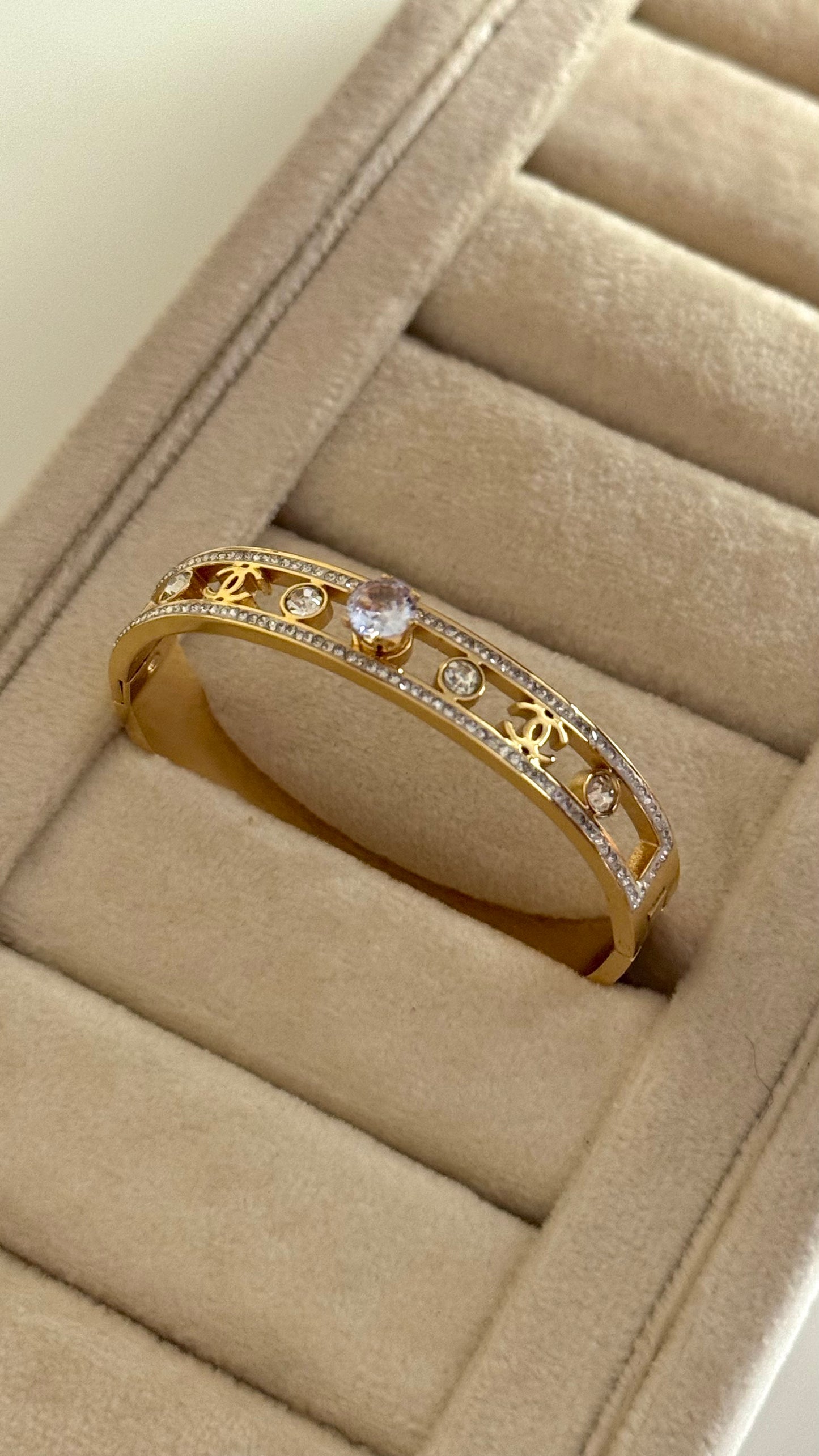 Crystal Empress Bangle ( Small Size-2.4”)