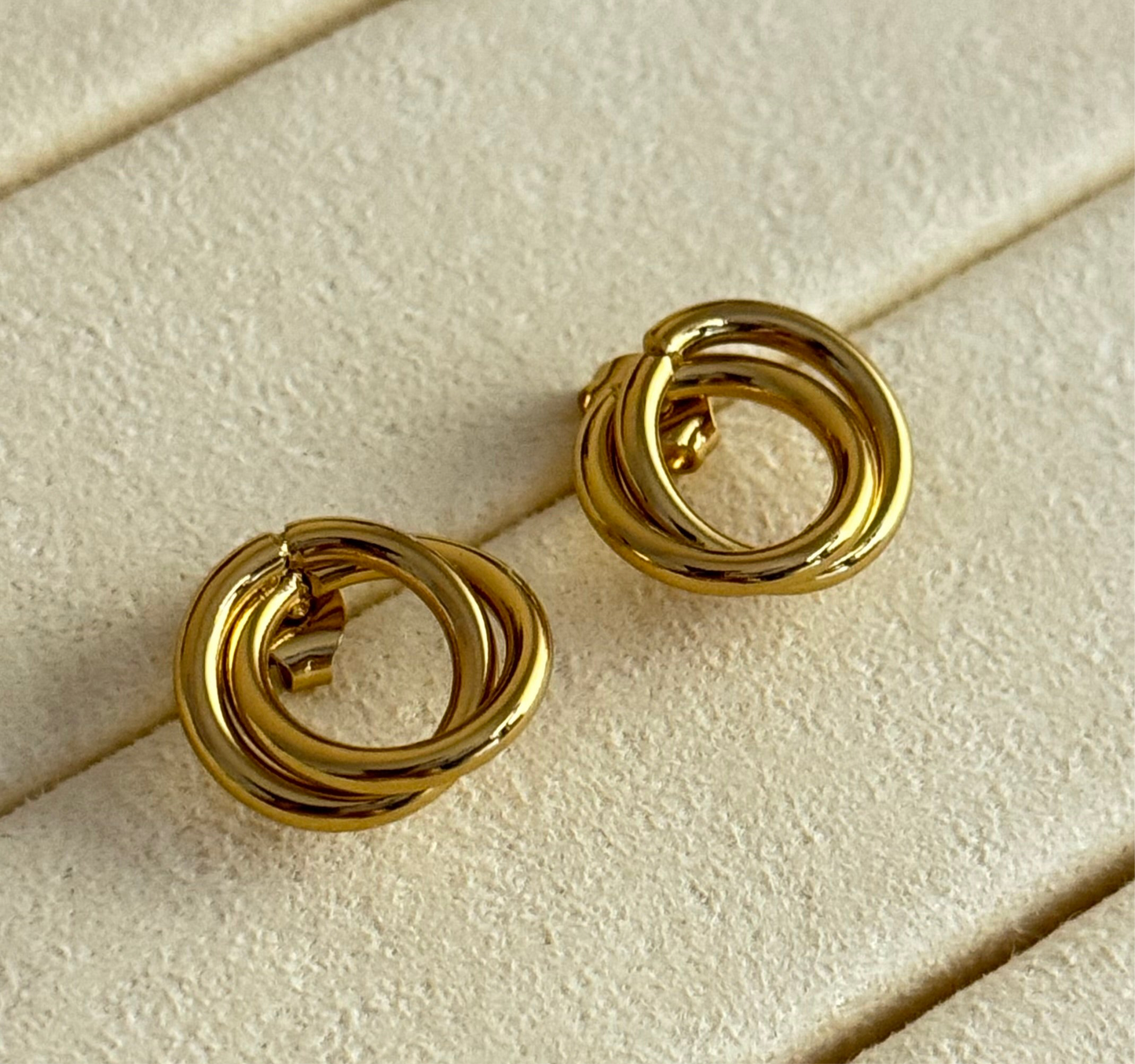 Spindle Gold Earrings