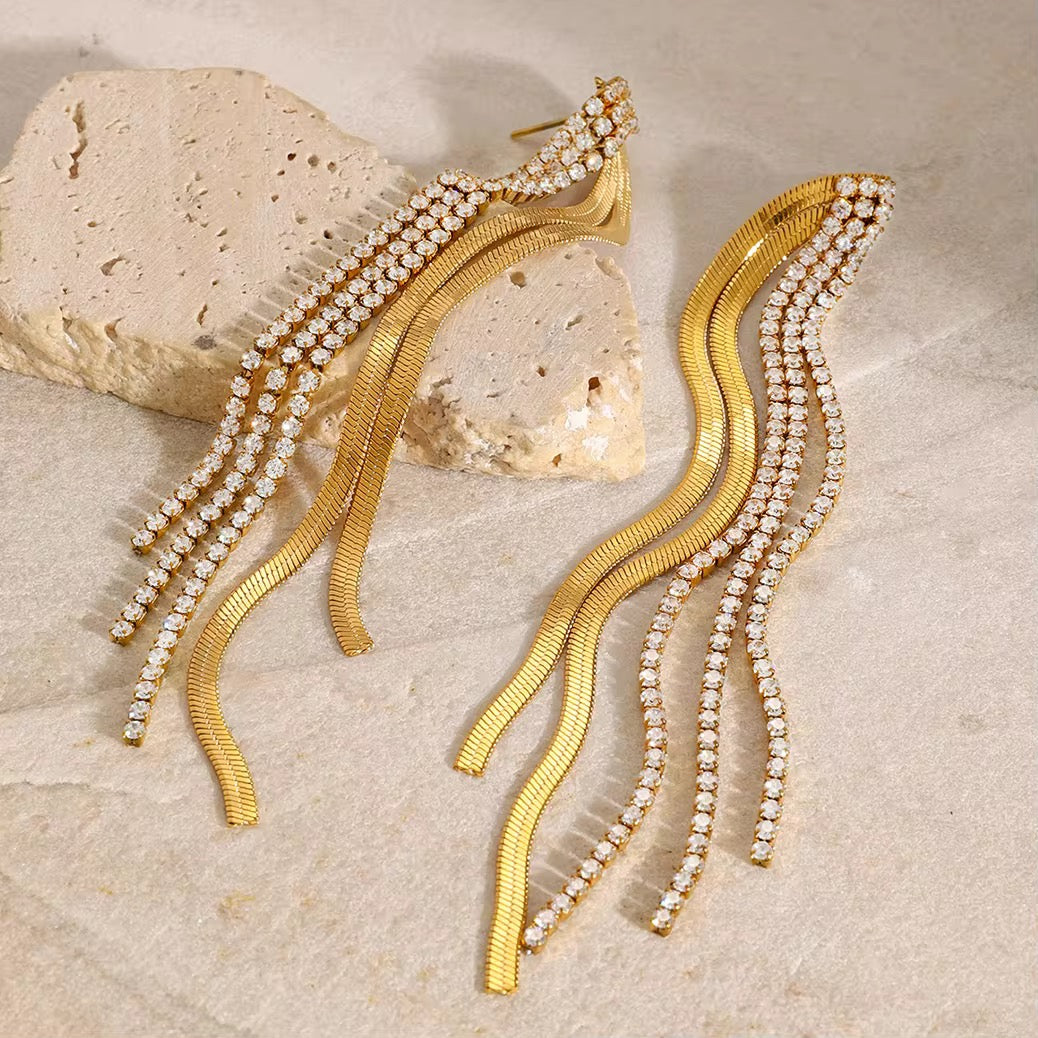 Celeste Drape Earrings