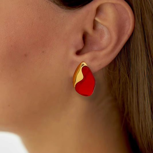 Scarlet Blaze Earrings