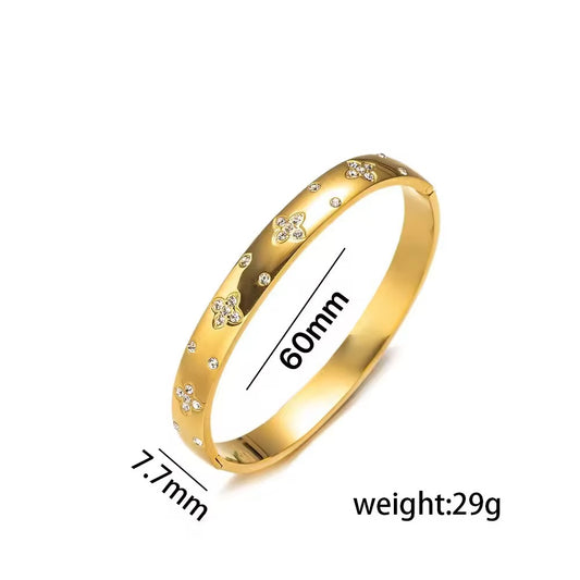 Twilight garden Bangle( Small Size-2.4”)