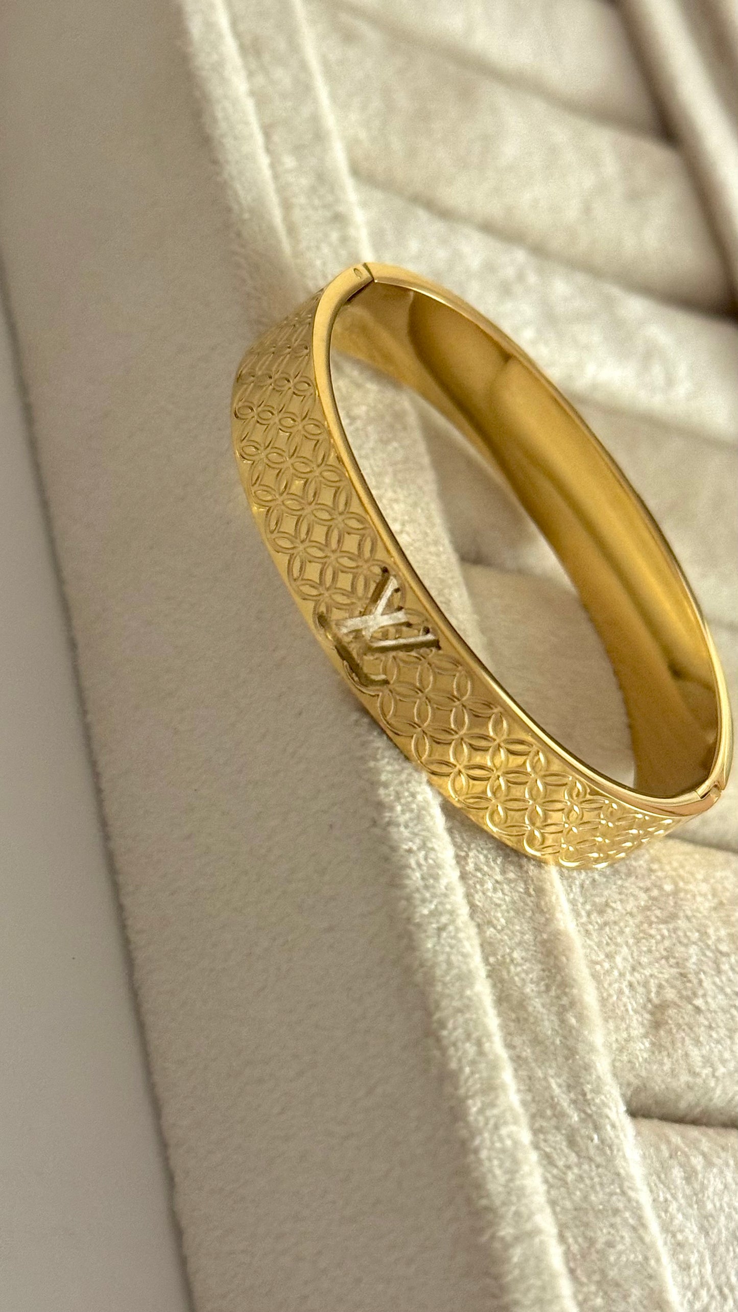 Royal Monogram Bracelet (small size - 2.4” diameter)