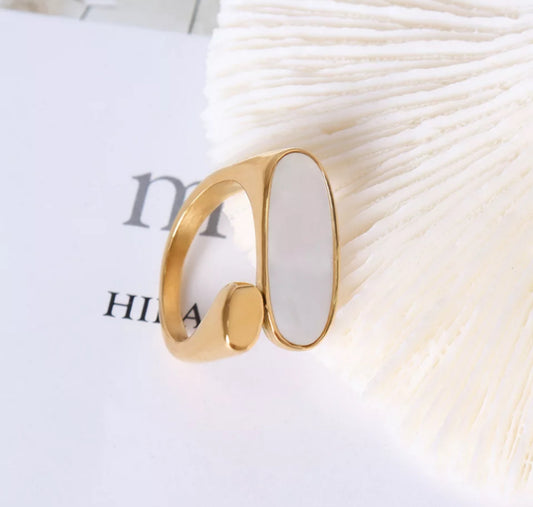Catalina Shell Open Ended Ring