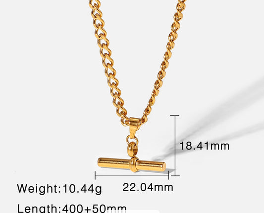 Jordyn T-Bar Necklace