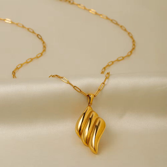 Golden Ripple Necklace