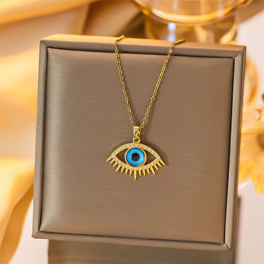 Radiant Evil Eye Necklace