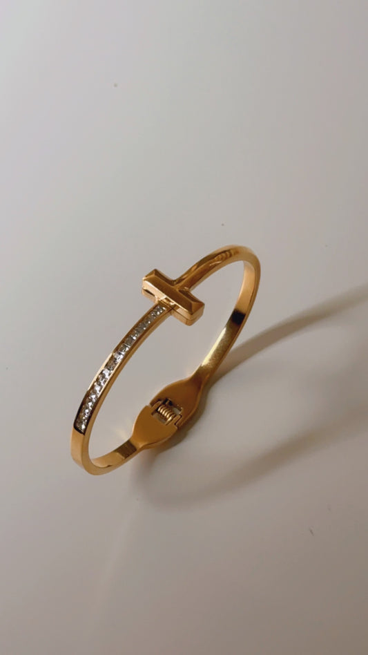 Kristi Half Zircon Bracelet