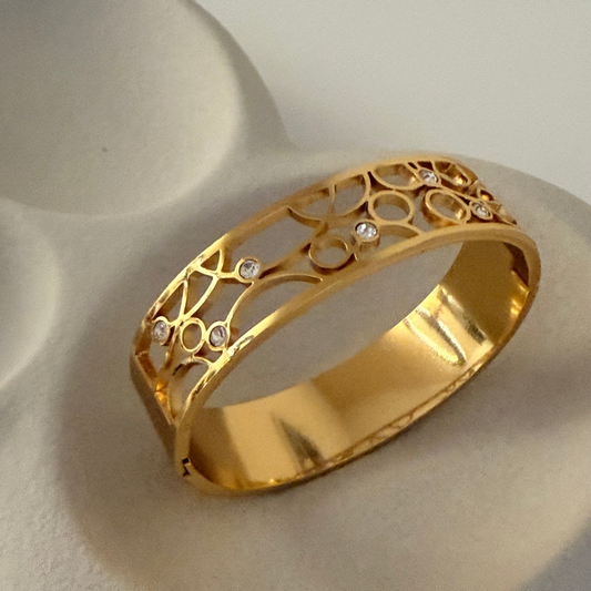 Filoria Bracelet – 18K PVD Gold Plated Waterproof Stainless Steel Jewellery