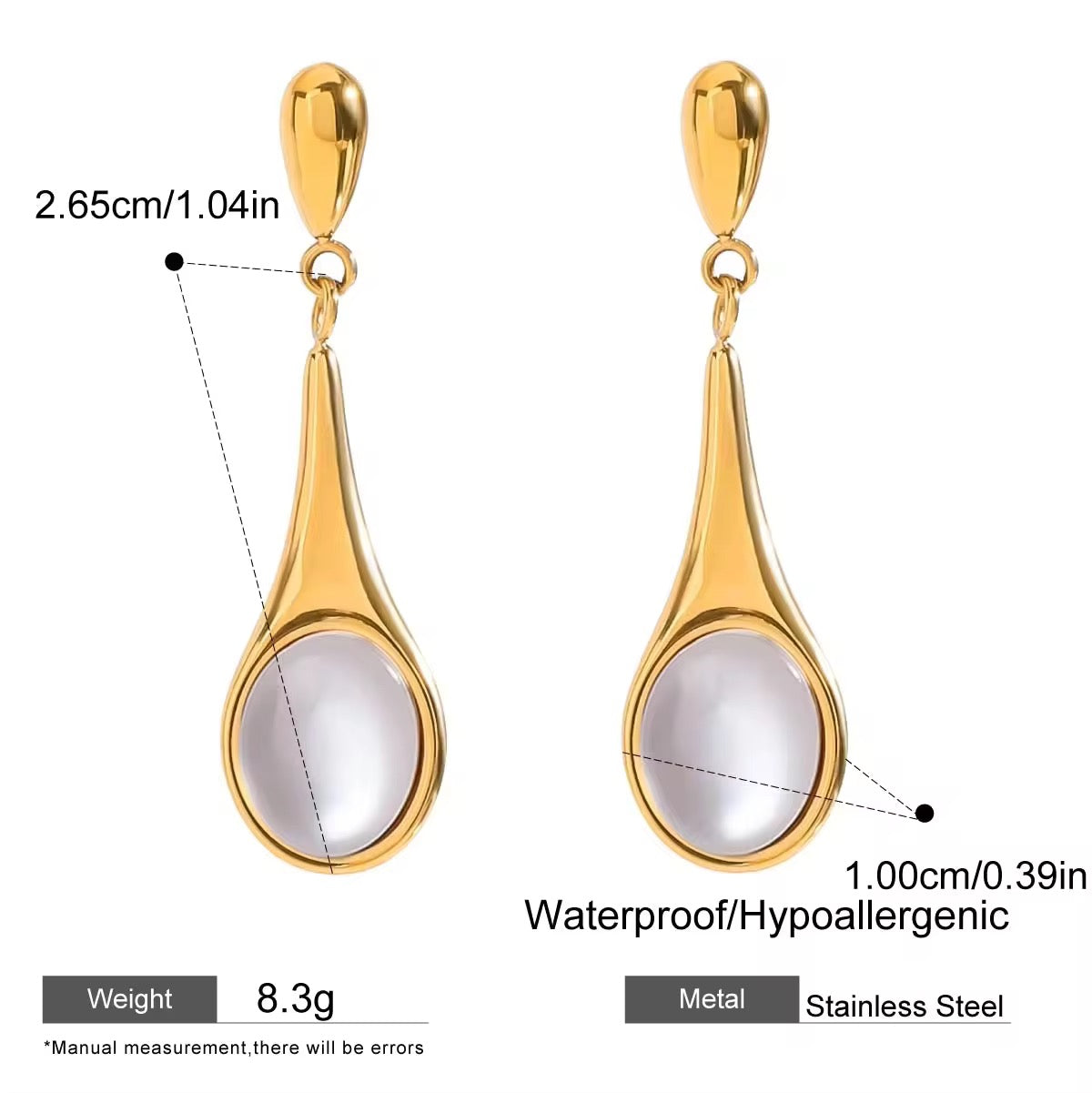 Luna Drop Earrings