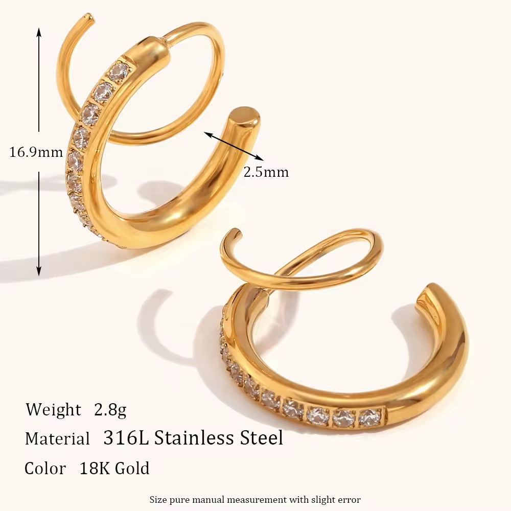 Twinkle Wrap Hoops