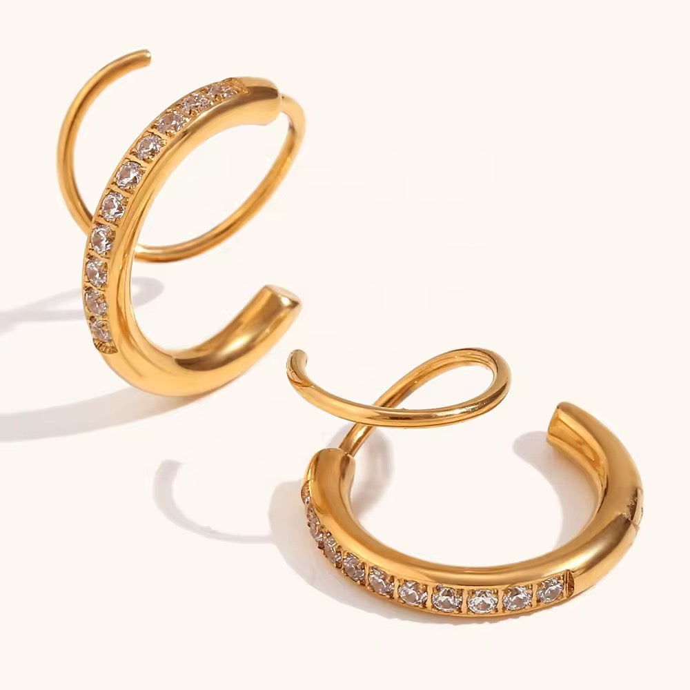 Twinkle Wrap Hoops