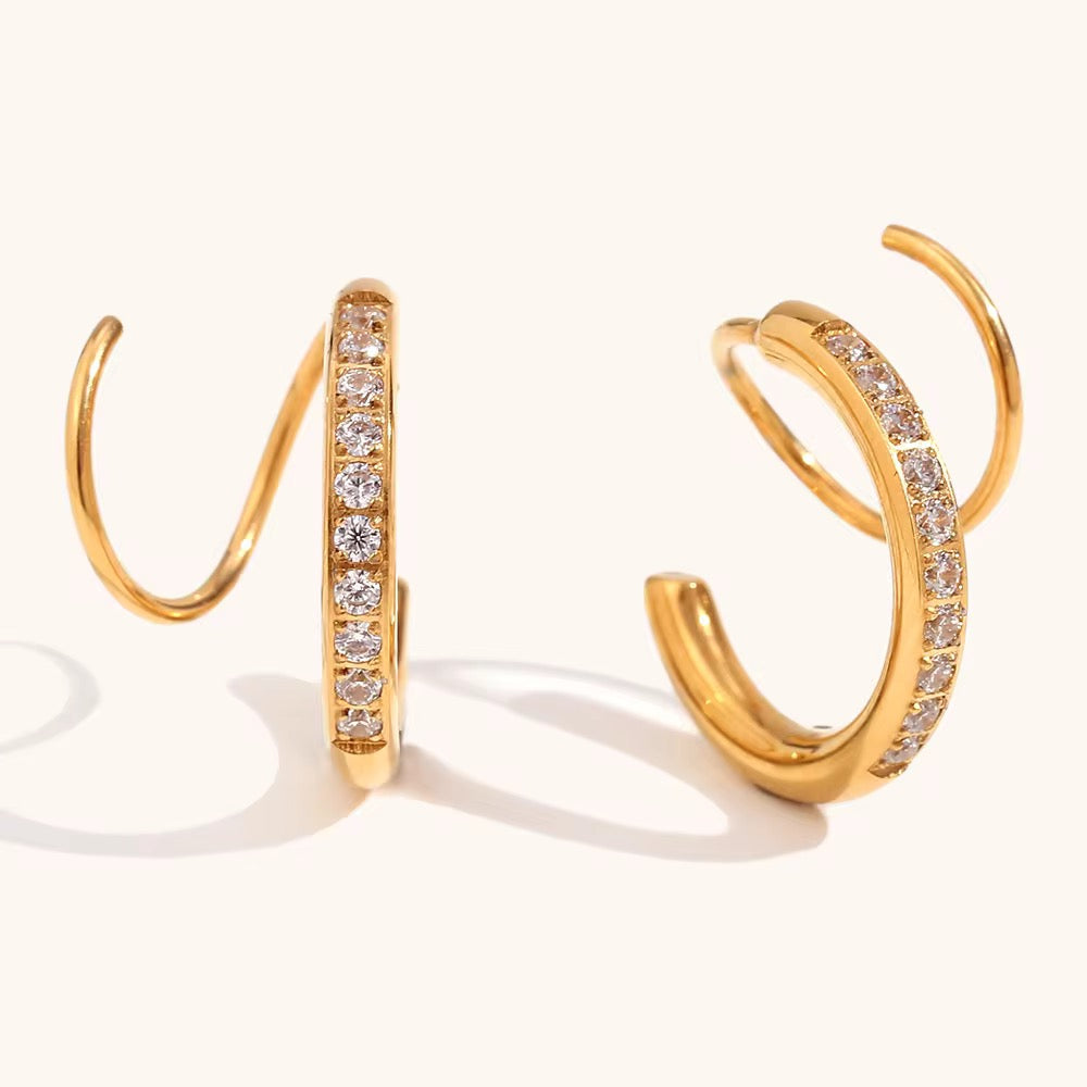 Twinkle Wrap Hoops