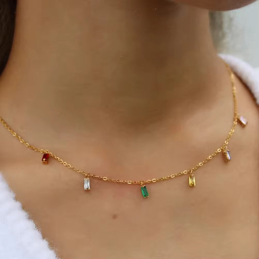 Rainbow Radiance Choker