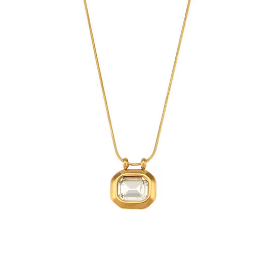 Square Signet Necklace