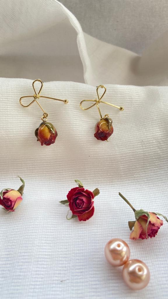 Cupid's Arrow Brass Earrings