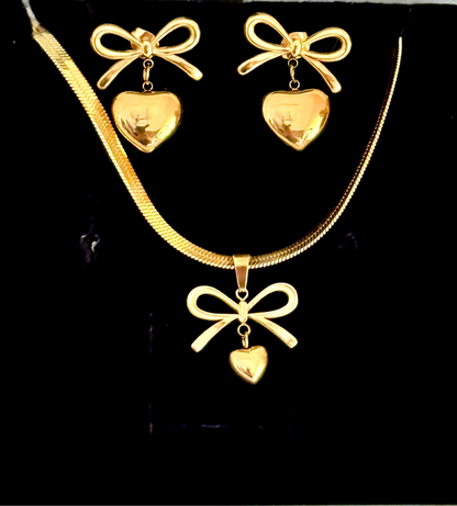 Bow Heart Set