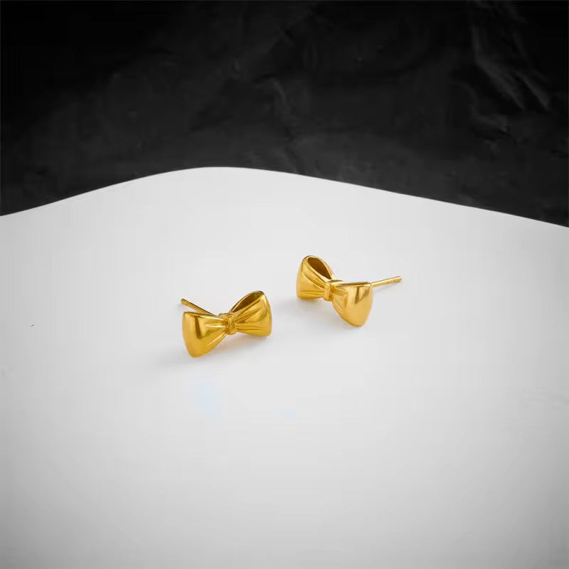 Tiny Bow Studs