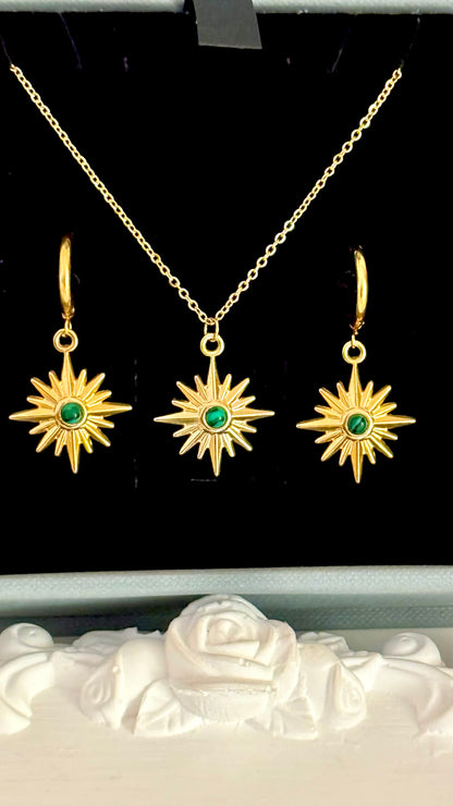 Zyora Necklace and Earrings Set