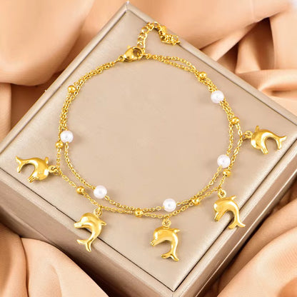 Dolphin Charm Bracelet