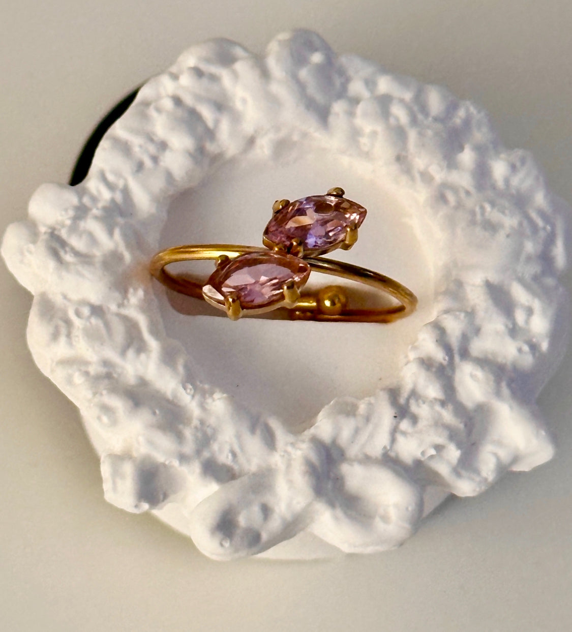 Twin Petals Ring