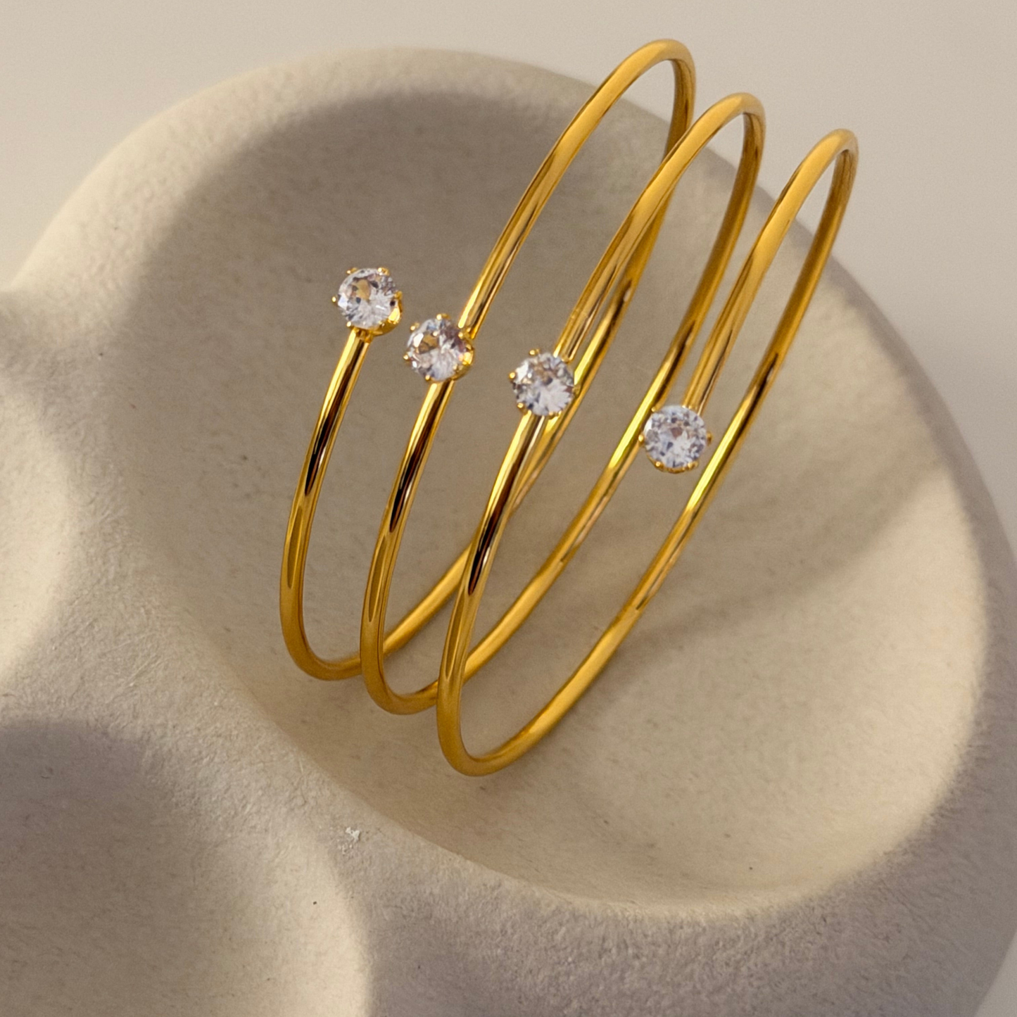 Solene Bangle | 18K Gold-Plated • Waterproof • Anti-Tarnish