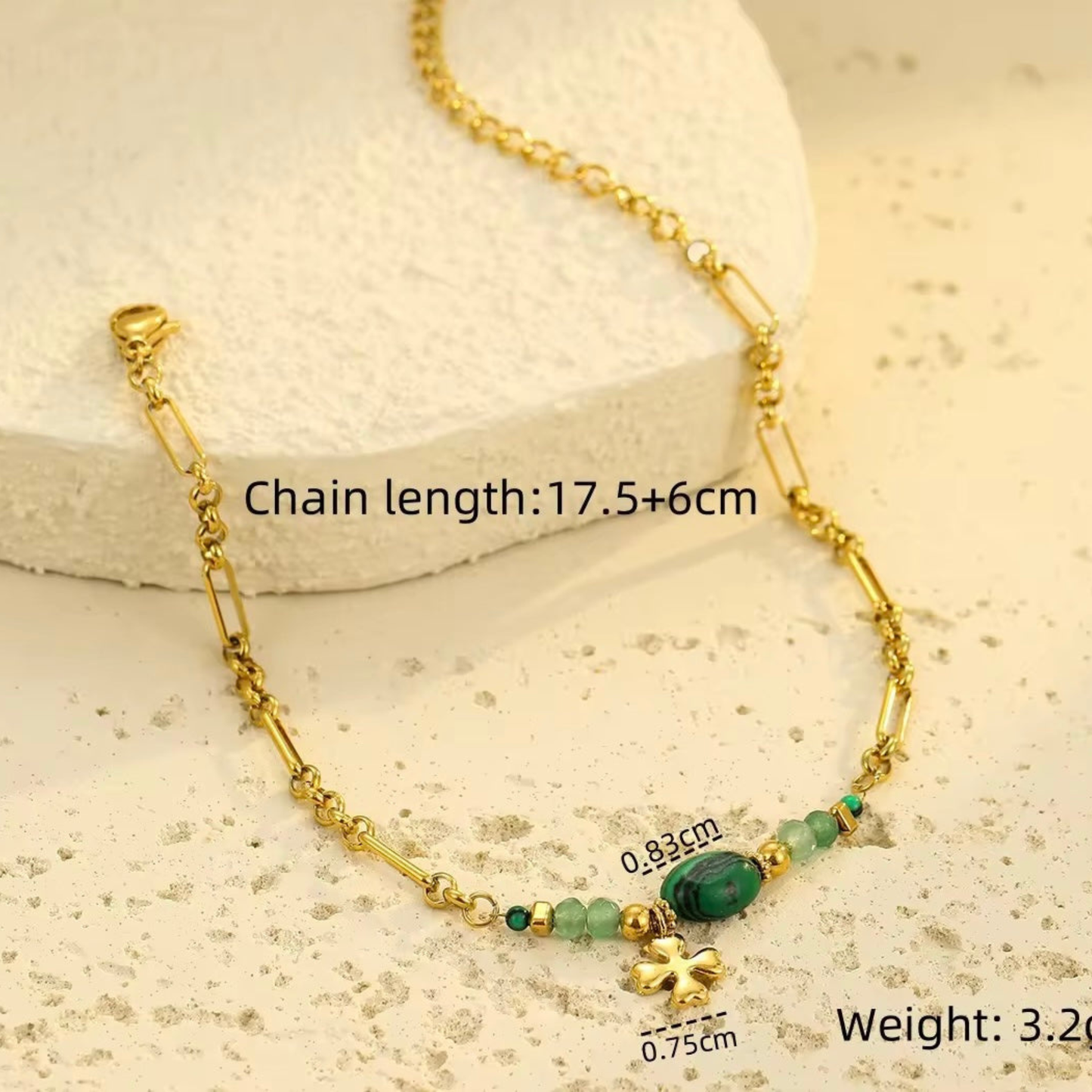 Amara Charm Bracelet | 18K Gold-Plated • Waterproof • Anti-Tarnish