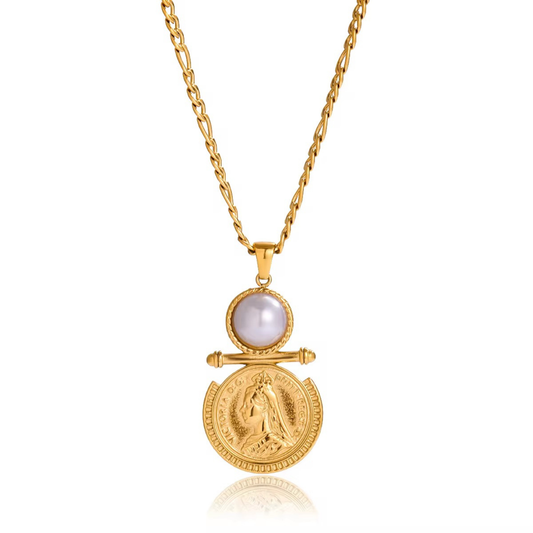 Legacy Coin Necklace | 18K Gold-Plated • Waterproof • Anti-Tarnish