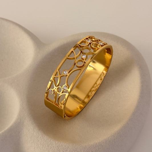 Filoria Bracelet  – 18K PVD Gold Plated Waterproof Stainless Steel Jewellery