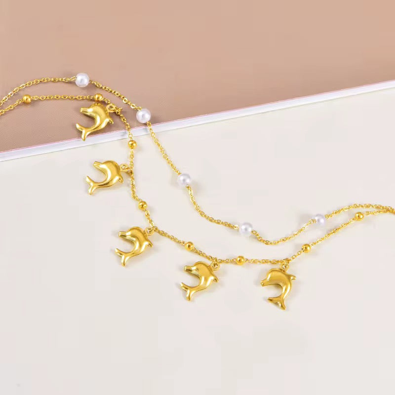 Dolphin Charm Bracelet
