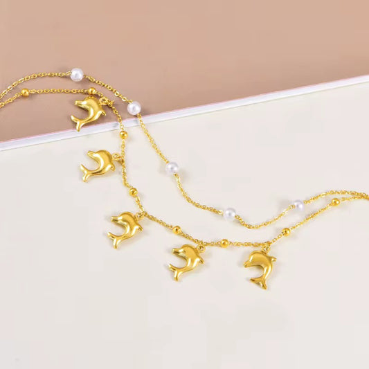 Dolphin Charm Bracelet