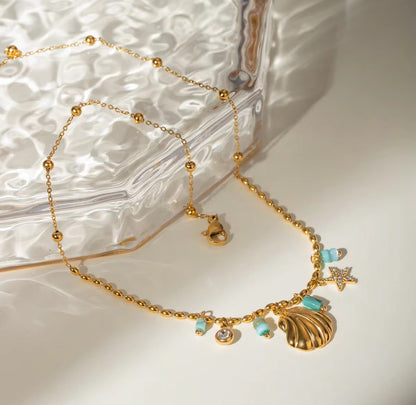 Ocean Muse Charm Necklace
