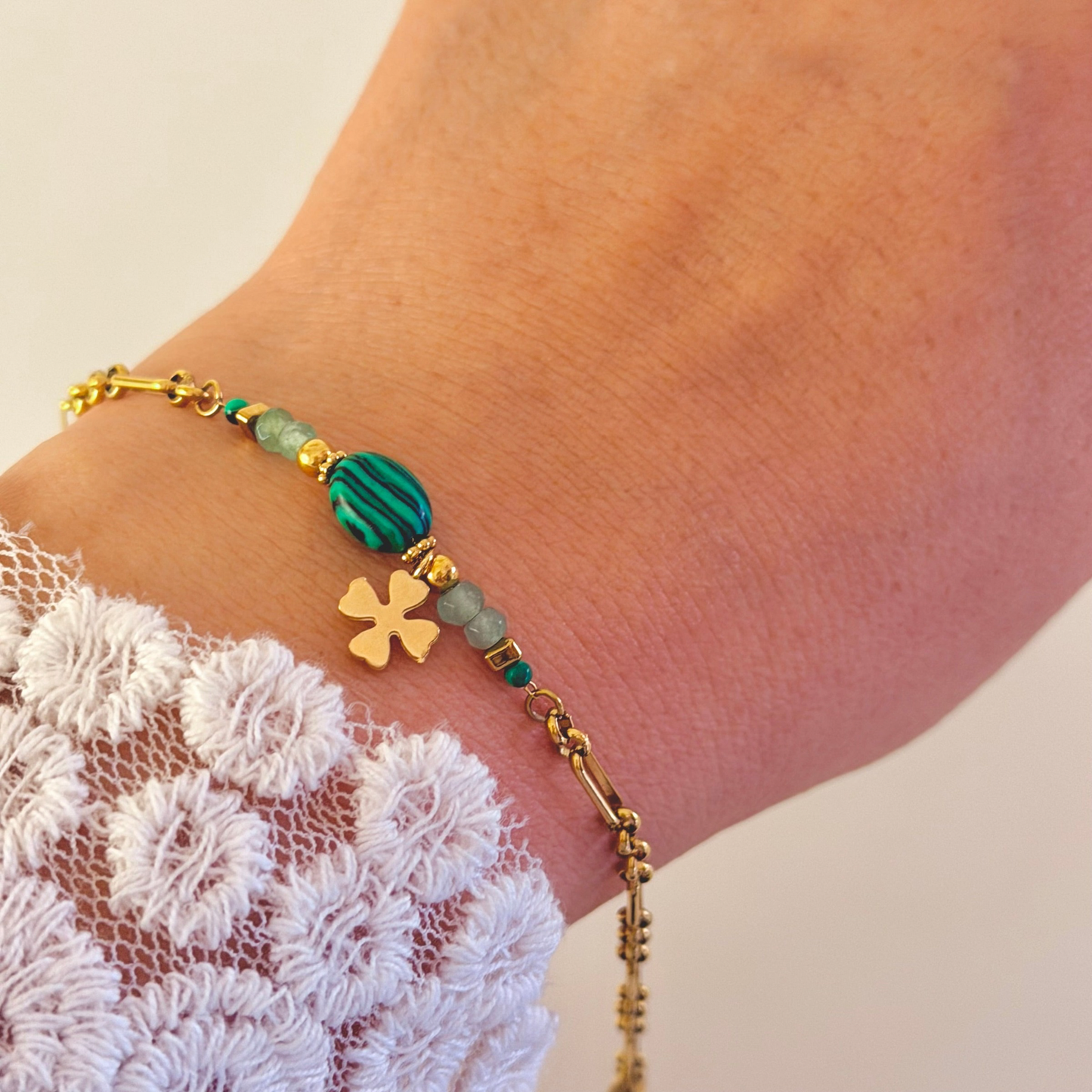 Amara Charm Bracelet | 18K Gold-Plated • Waterproof • Anti-Tarnish